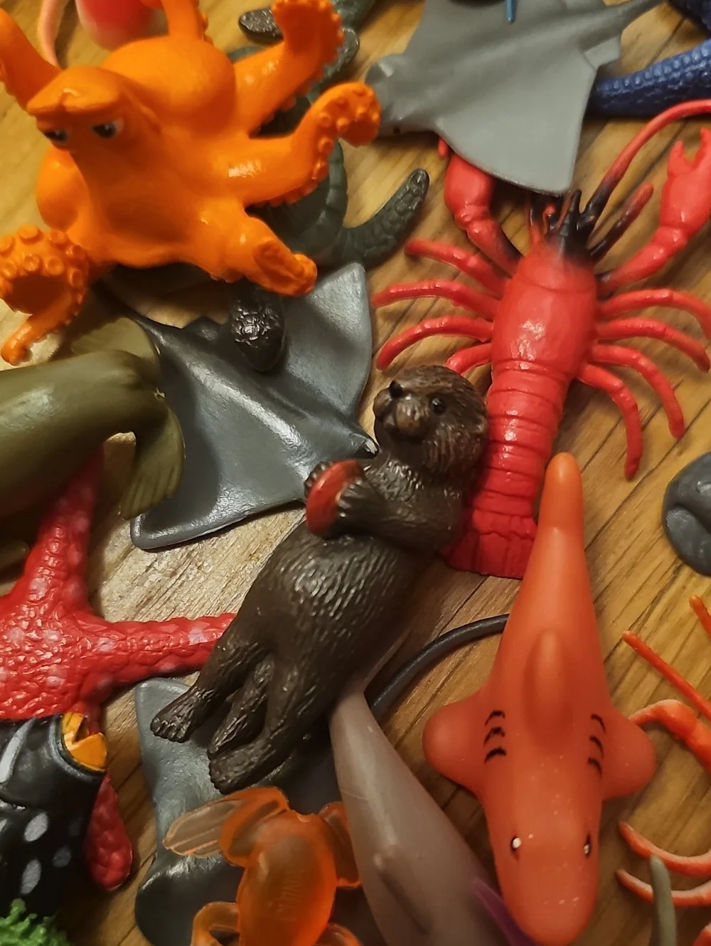 Lot of Qty 100 Realistic Plastic Mini SeaCreature Figure Bundle Bath Party Favor